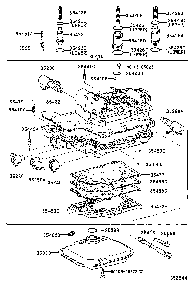 90501-09151 SPRING, COMPRESSION (FOR ACCUMULATOR PISTON NO.1) product image