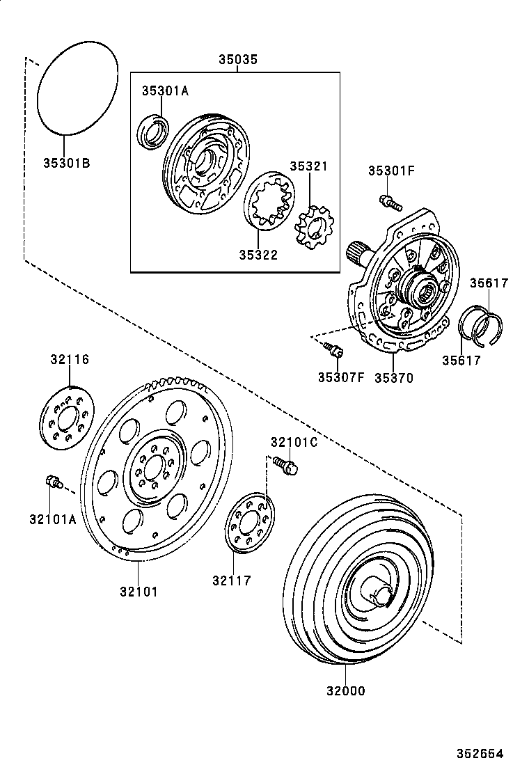 32000-42040 CONVERTER ASSY, TORQUE product image