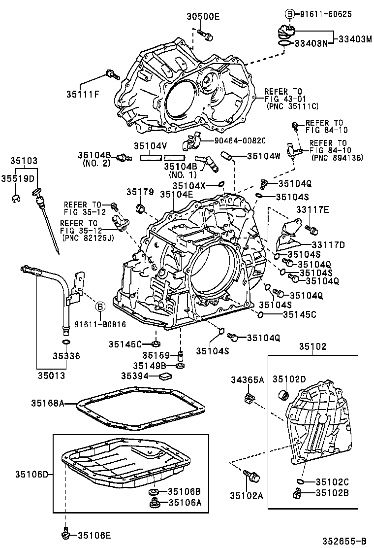 35013-42070 TUBE SUB-ASSY, TRANSMISSION OIL FILLER product image
