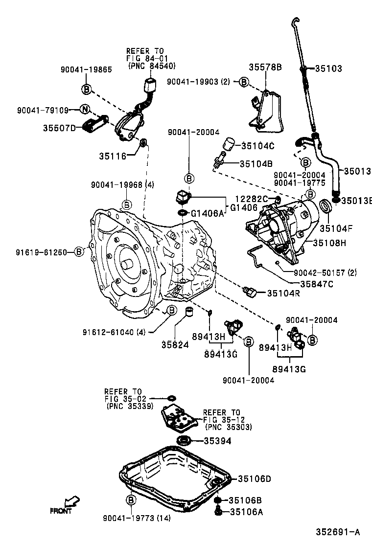 35106-87402 PAN SUB-ASSY, AUTOMATIC TRANSAXLE OIL product image