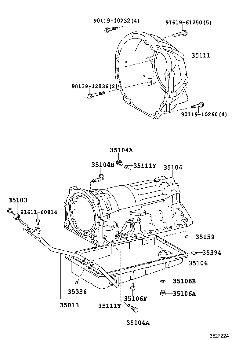 35103-14121 GAGE SUB-ASSY, TRANSMISSION OIL LEVEL product image
