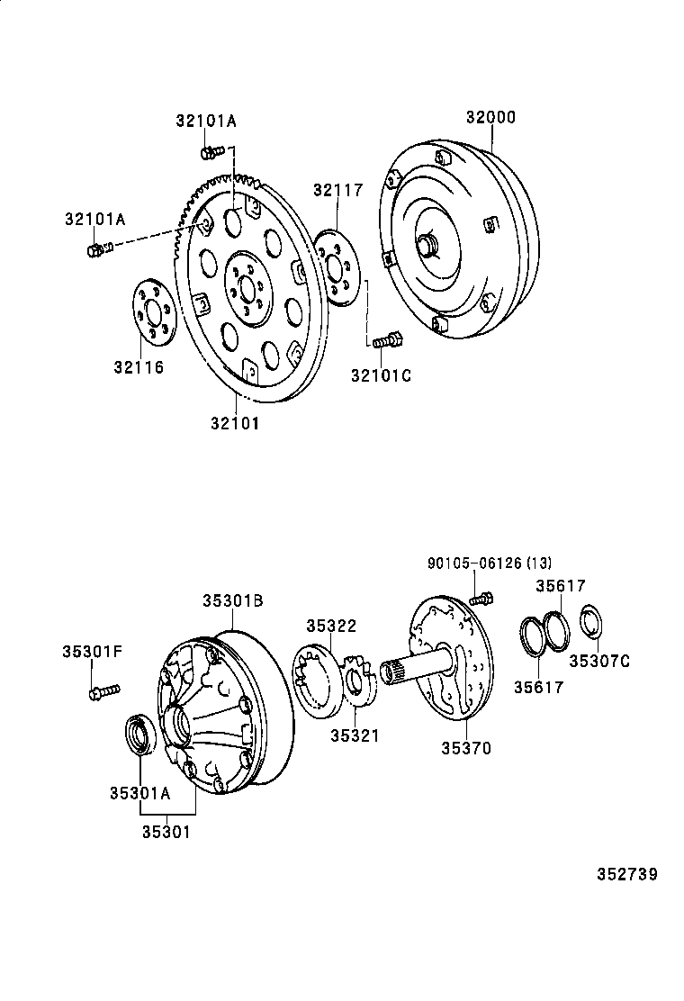 32000-35120 CONVERTER ASSY, TORQUE product image