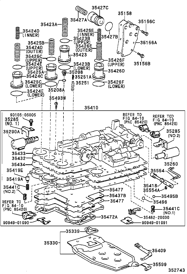 35410-21040 BODY ASSY, TRANSMISSION VALVE product image