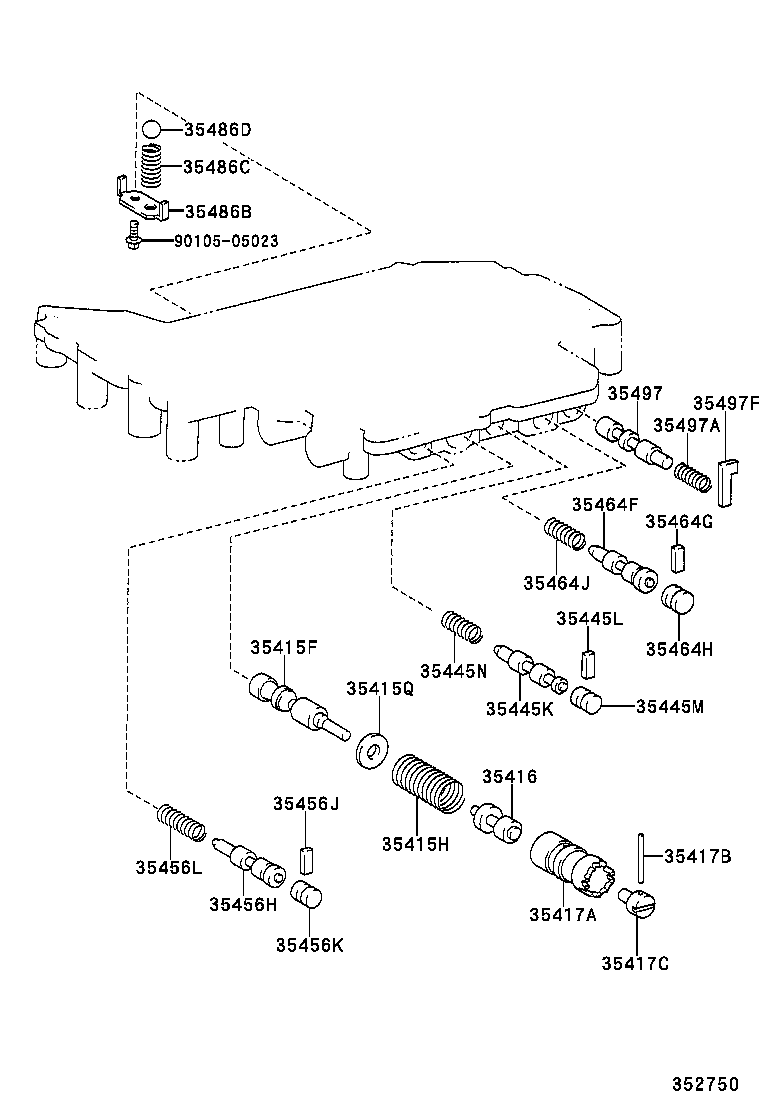 35410-21040 BODY ASSY, TRANSMISSION VALVE product image