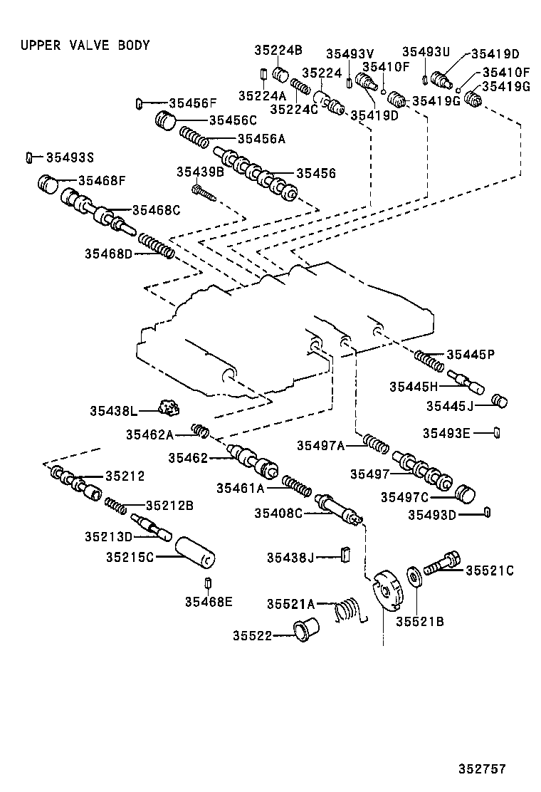 35410-35680 BODY ASSY, TRANSMISSION VALVE product image