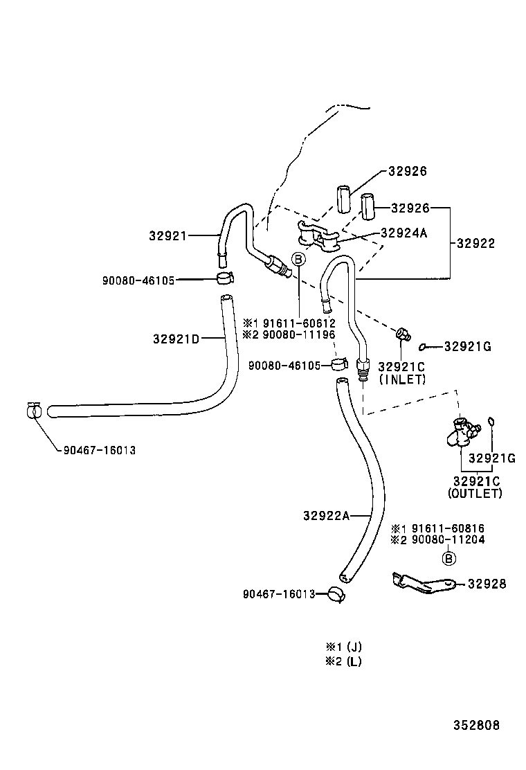 32942-07010 HOSE(FOR OIL COOLER OUTLET) product image