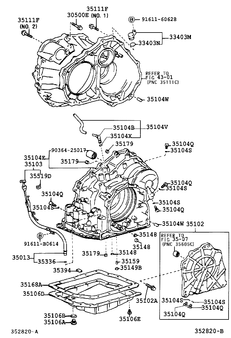 35013-12510 TUBE SUB-ASSY, TRANSMISSION OIL FILLER product image