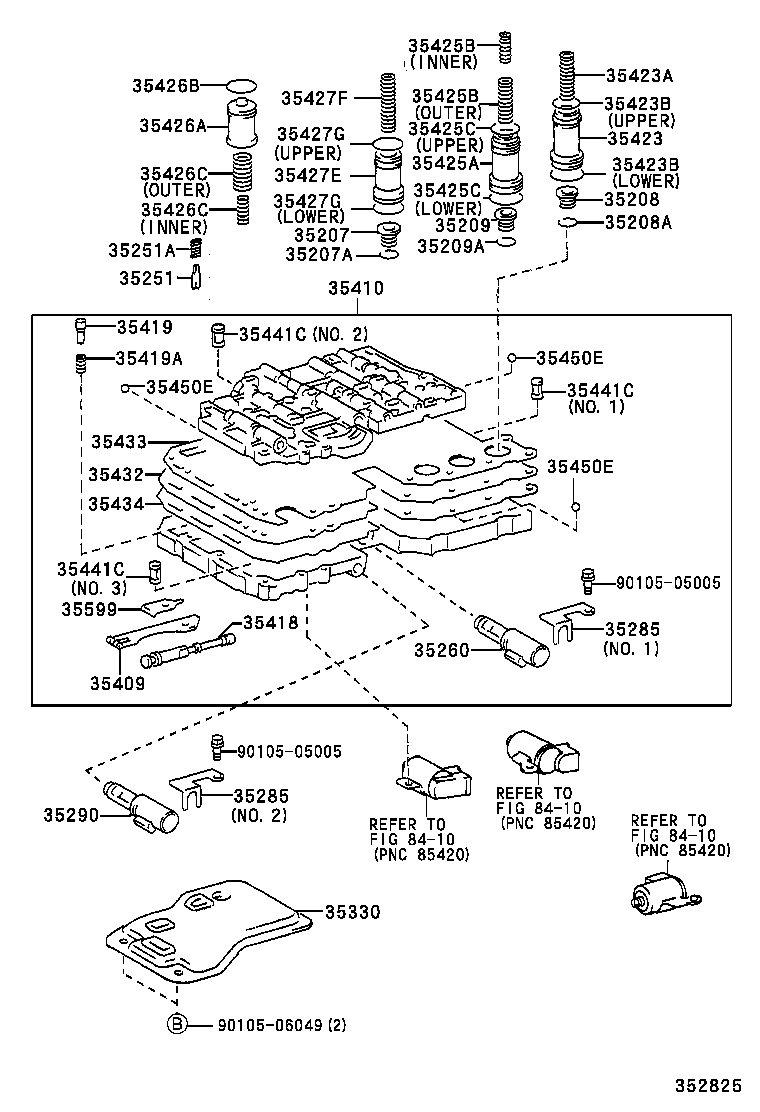 35260-60010 ACCUMLATOR ASSY, THROTTLE PRESSURE product image