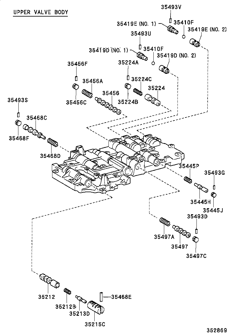 35410-60470 BODY ASSY, TRANSMISSION VALVE product image