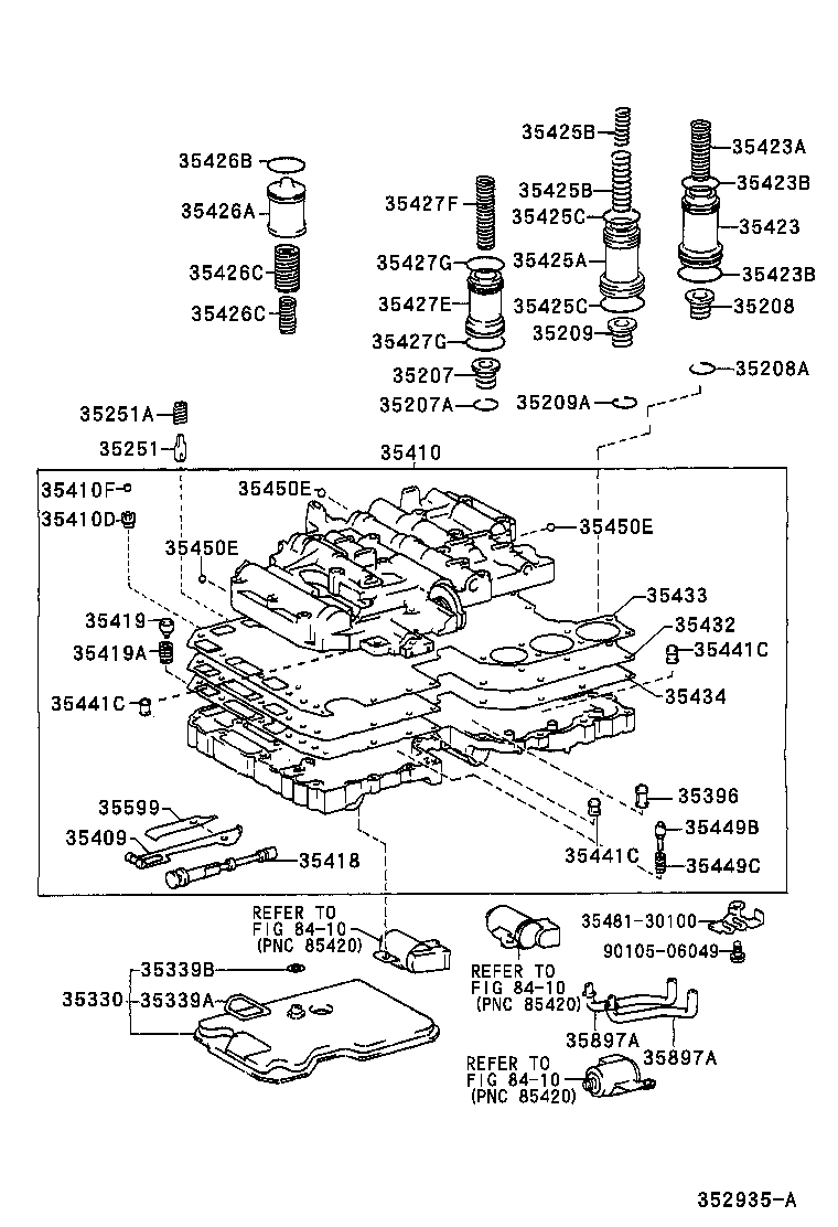 35432-35240 PLATE, VALVE BODY, NO.1 product image