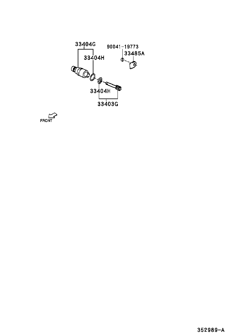 33403-97502 GEAR SUB-ASSY, SPEEDOMETER DRIVEN (ATM) product image
