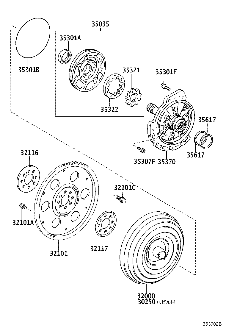 32000-48030 CONVERTER ASSY, TORQUE product image