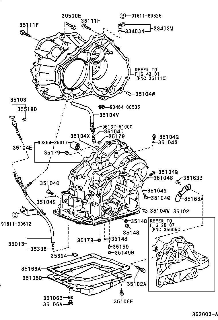 35103-48011 GAGE SUB-ASSY, TRANSMISSION OIL LEVEL product image