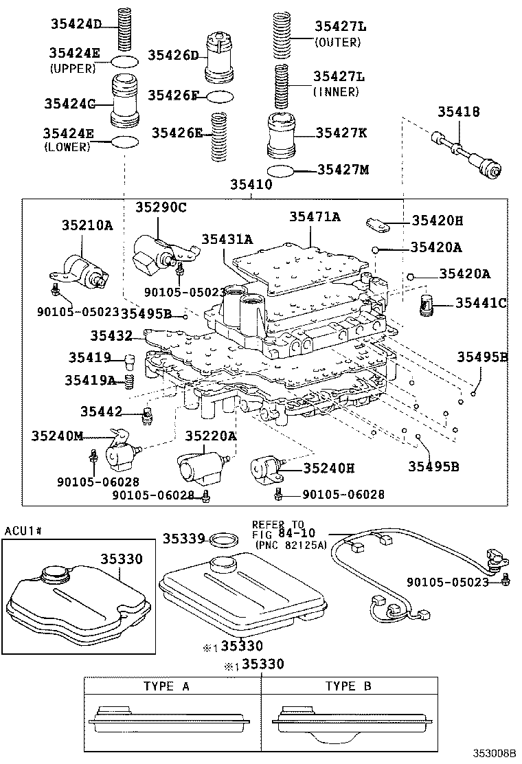 35410-48010 BODY ASSY, TRANSMISSION VALVE product image