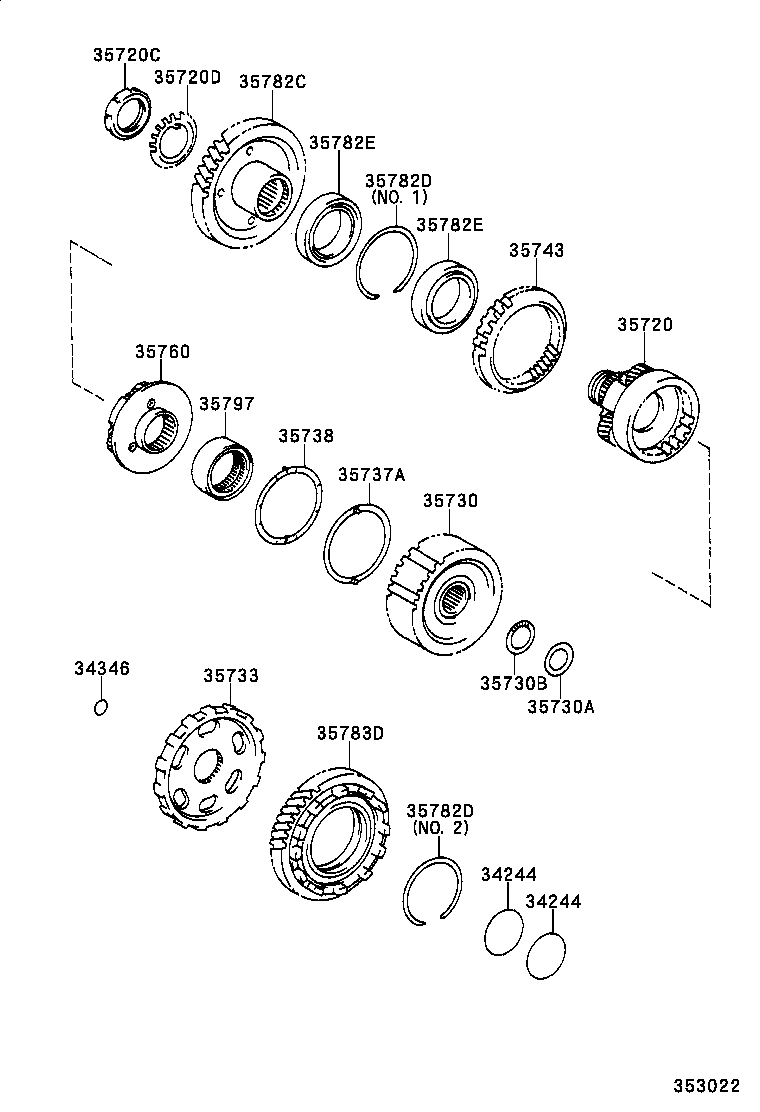 35720-28080 GEAR ASSY, FRONT PLANETARY product image