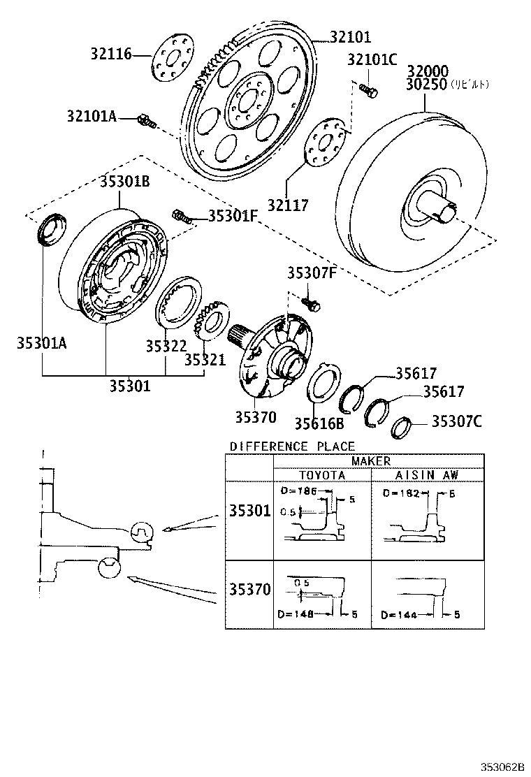 32000-20170 CONVERTER ASSY, TORQUE product image