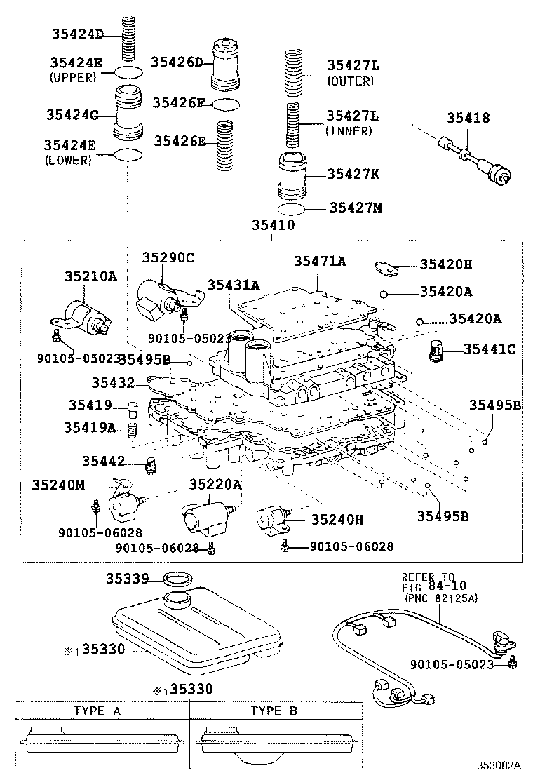 Toyota 35410-48010 BODY ASSY, TRANSMISSION VALVE