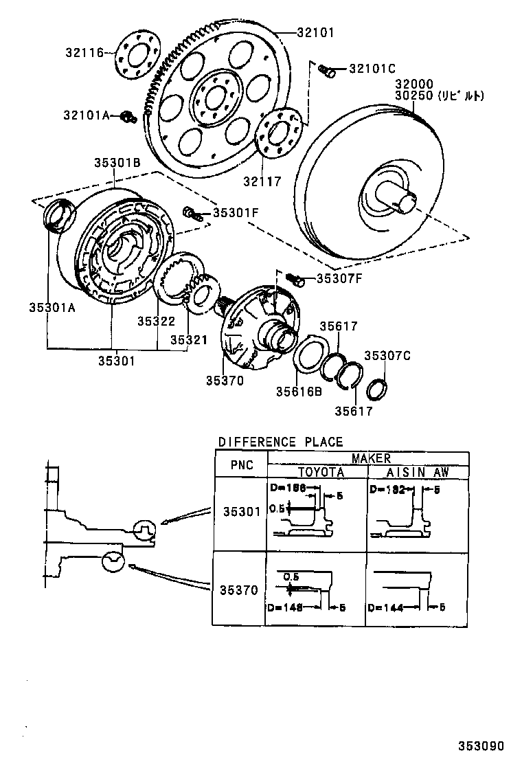 32000-20150 CONVERTER ASSY, TORQUE product image