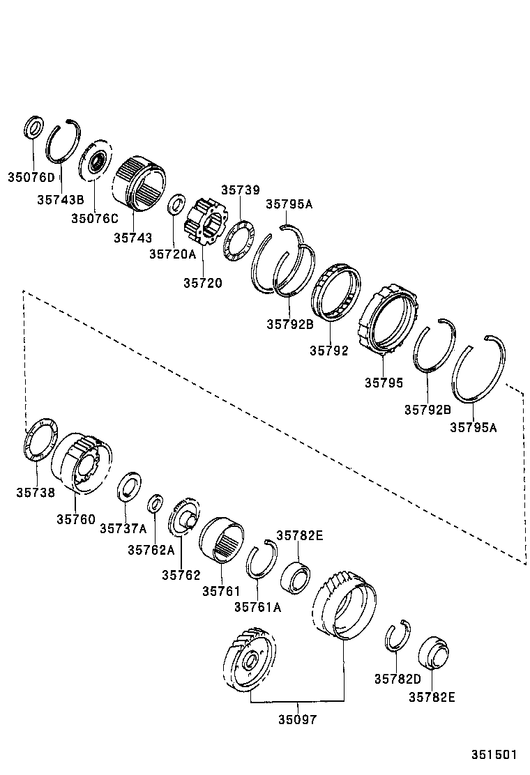 35720-32020 GEAR ASSY, FRONT PLANETARY product image