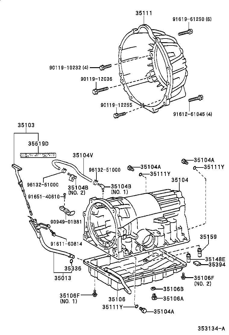 35103-30750 GAGE SUB-ASSY, TRANSMISSION OIL LEVEL product image
