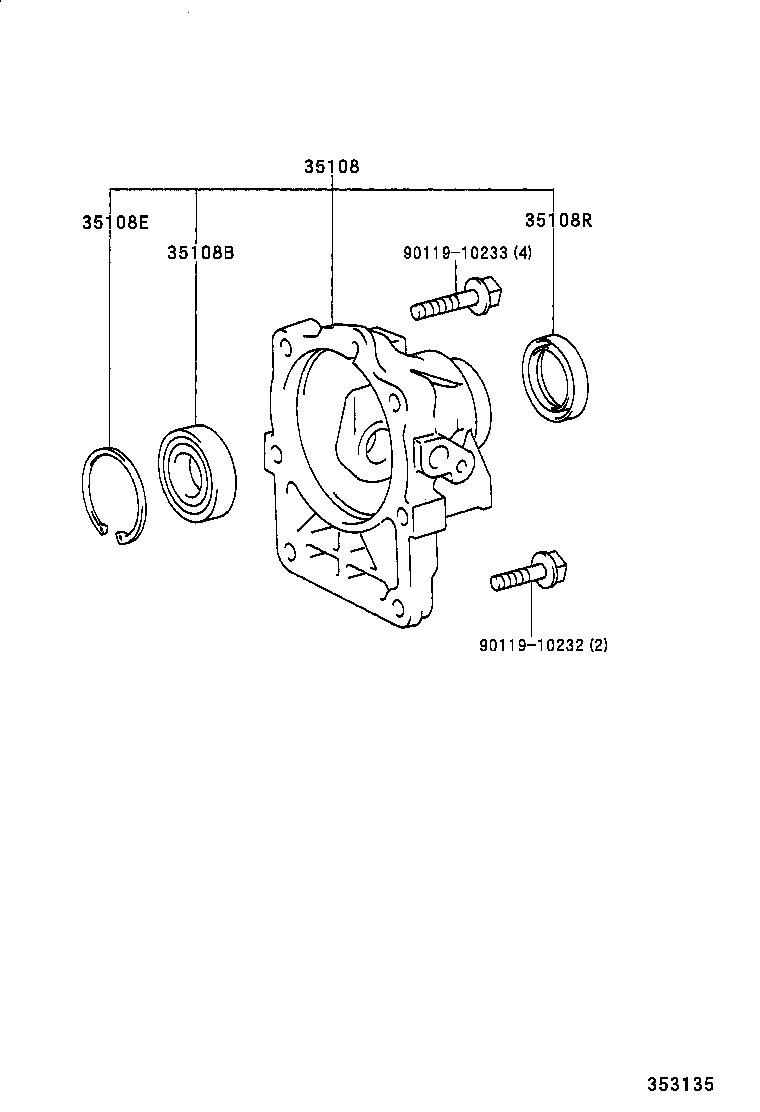 35180-30030 HOUSING SUB-ASSY, EXTENSION (ATM) product image