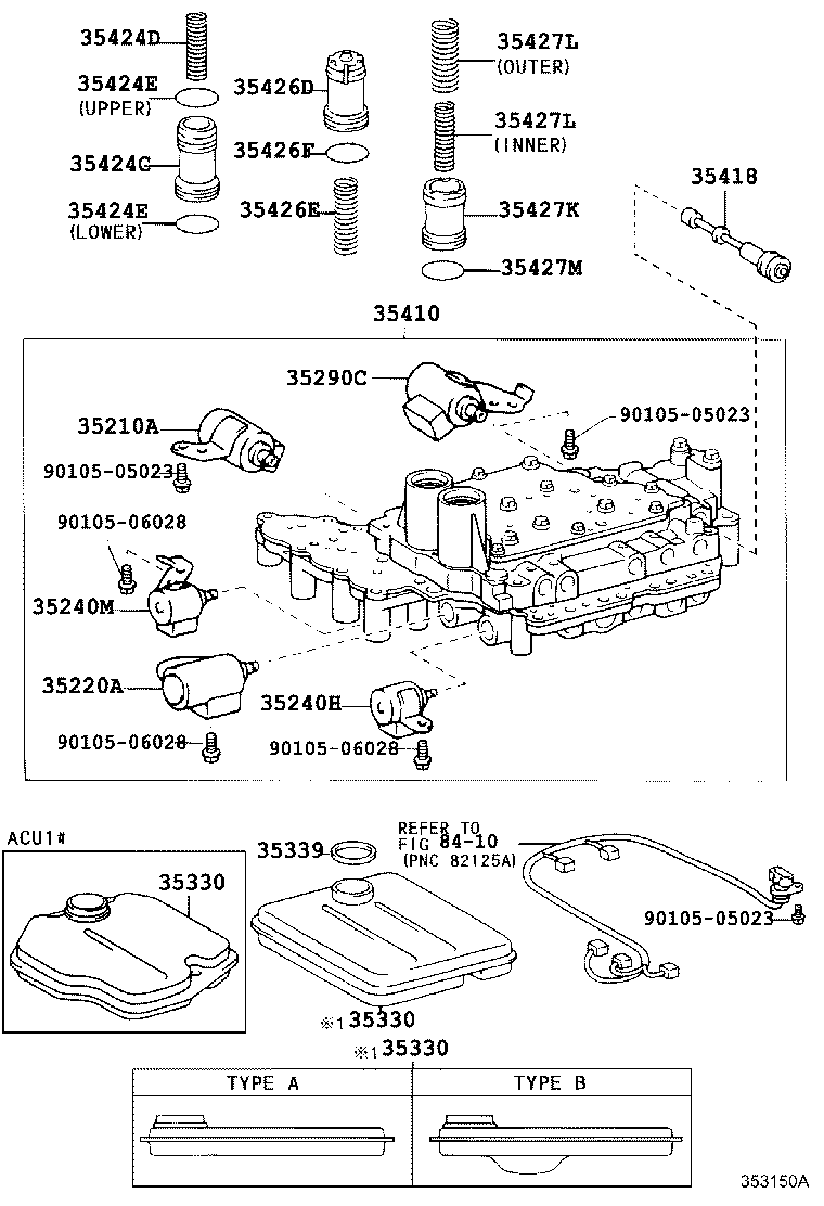 35410-48010 BODY ASSY, TRANSMISSION VALVE product image