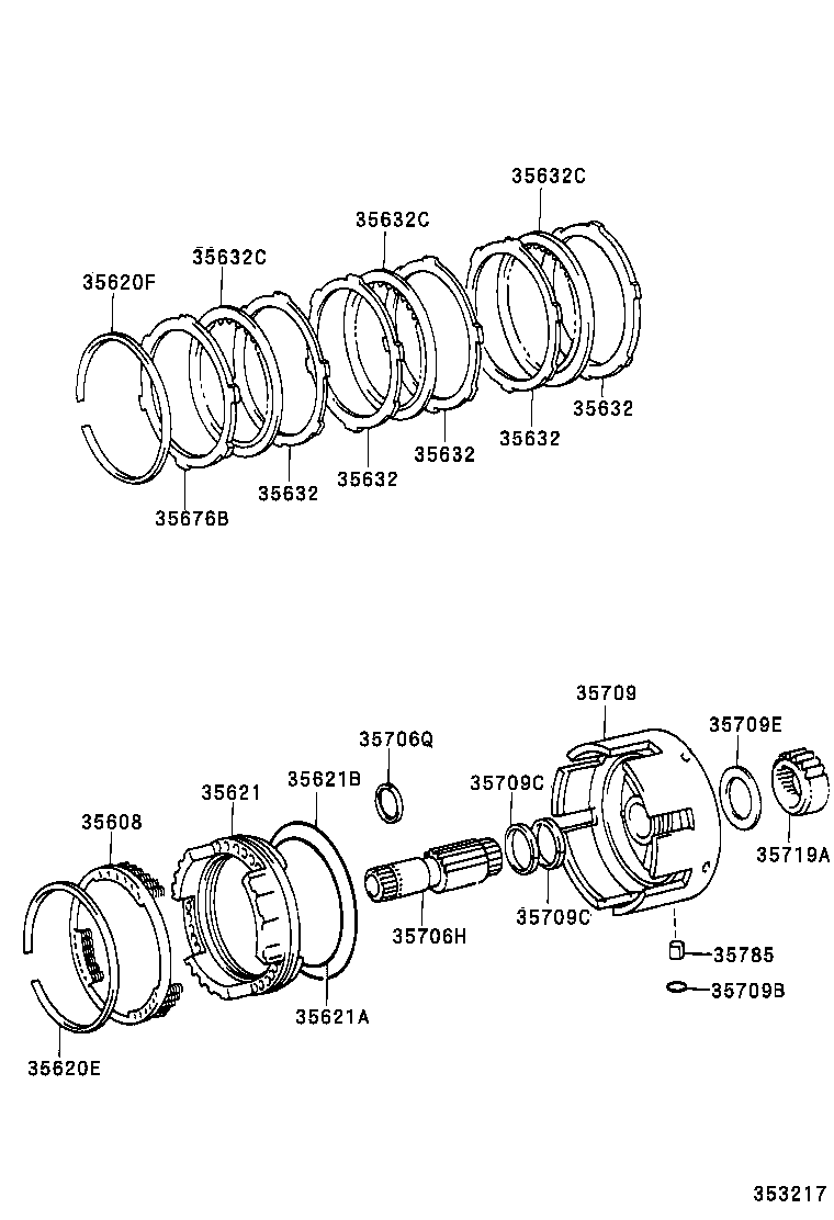 35706-36020 GEAR SUB-ASSY, PLANETARY SUN product image