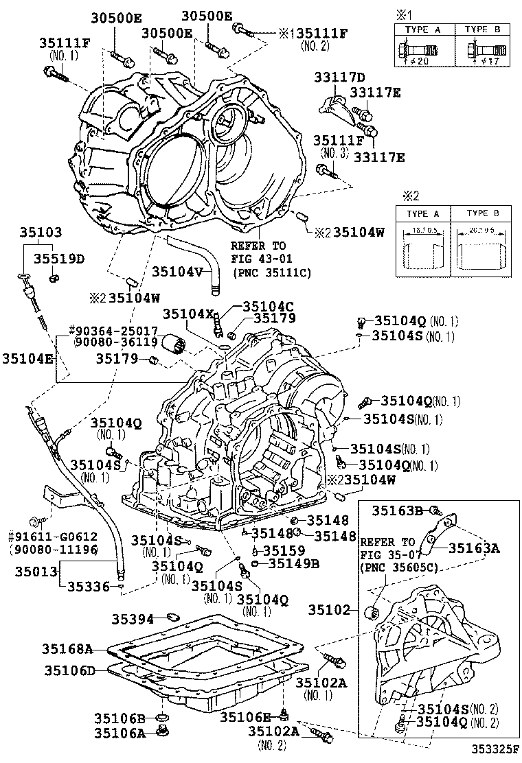 Toyota 35106-08010 PAN SUB-ASSY, AUTOMATIC TRANSAXLE OIL