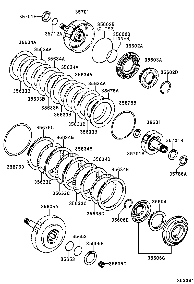 90080-37002 BEARING, THRUST NEEDLE ROLLER product image