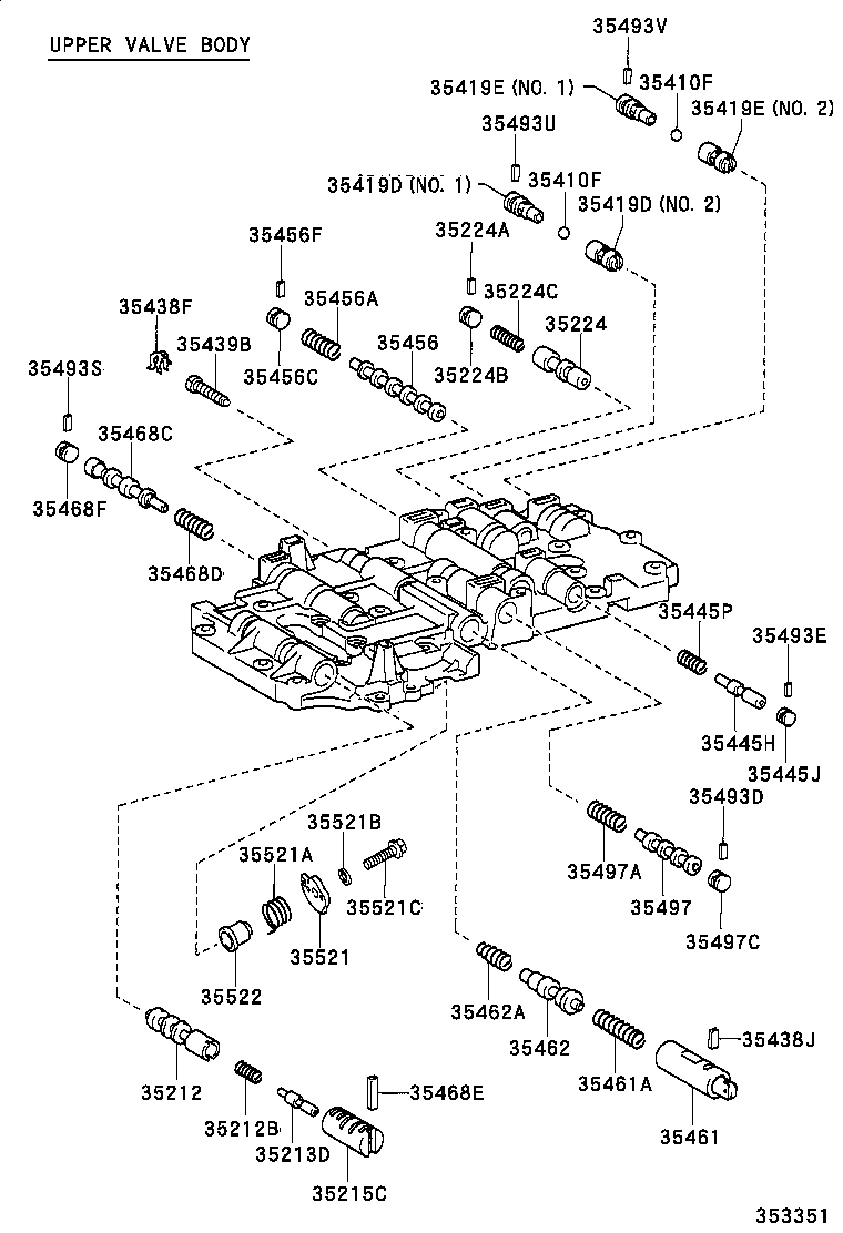 35410-60360 BODY ASSY, TRANSMISSION VALVE product image