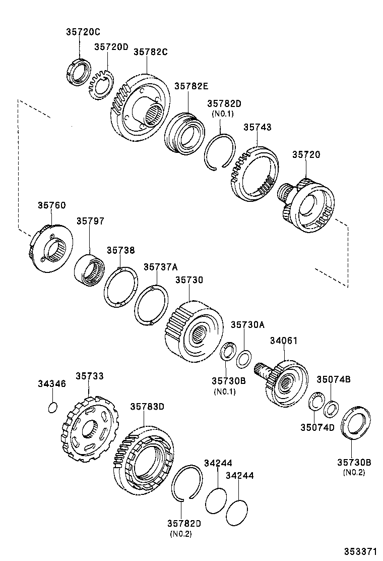35720-28080 GEAR ASSY, FRONT PLANETARY product image