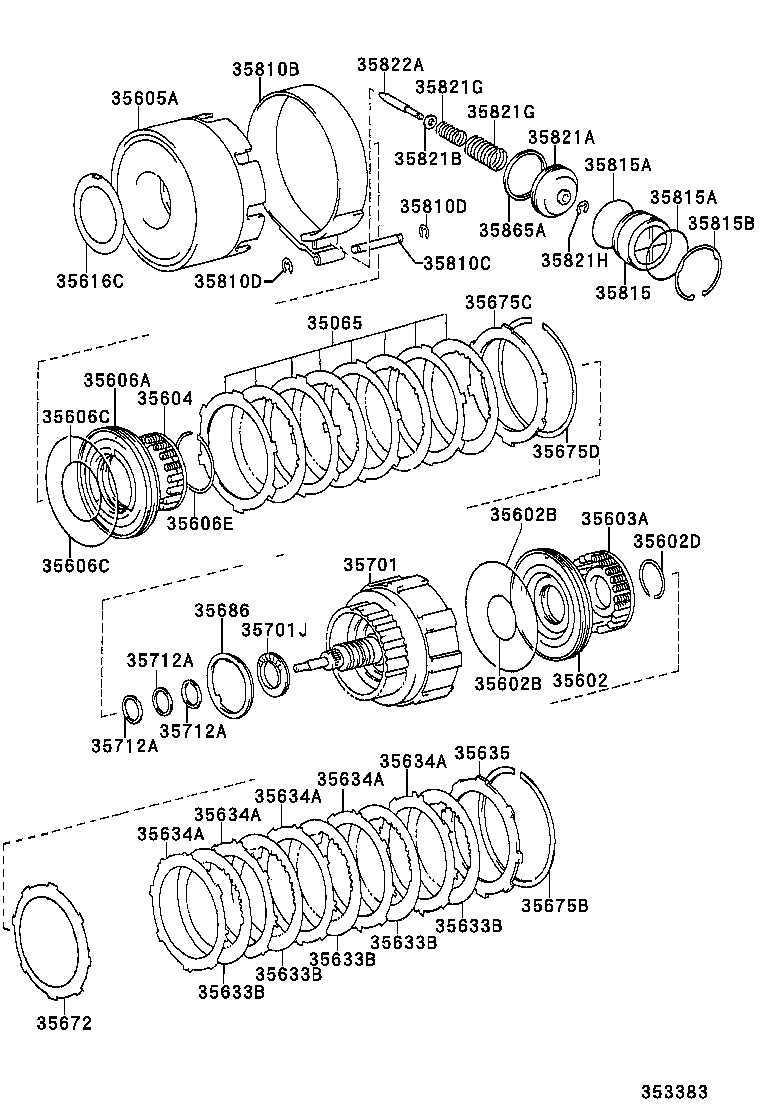 35675-22110 FLANGE, REAR CLUTCH product image