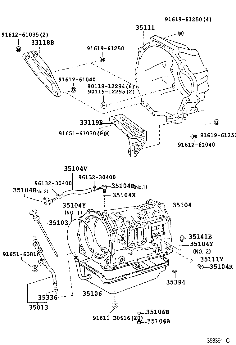 35103-25090 GAGE SUB-ASSY, TRANSMISSION OIL LEVEL product image