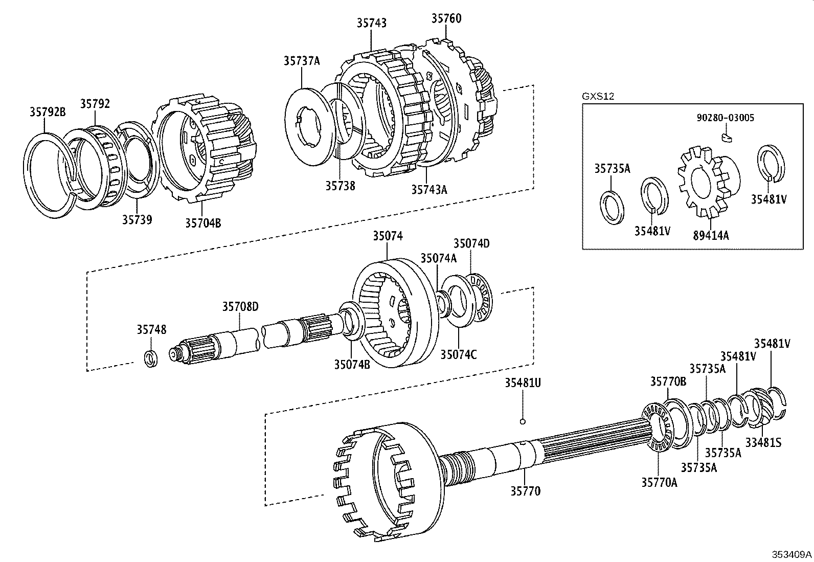 35760-30011 GEAR ASSY, REAR PLANETARY product image