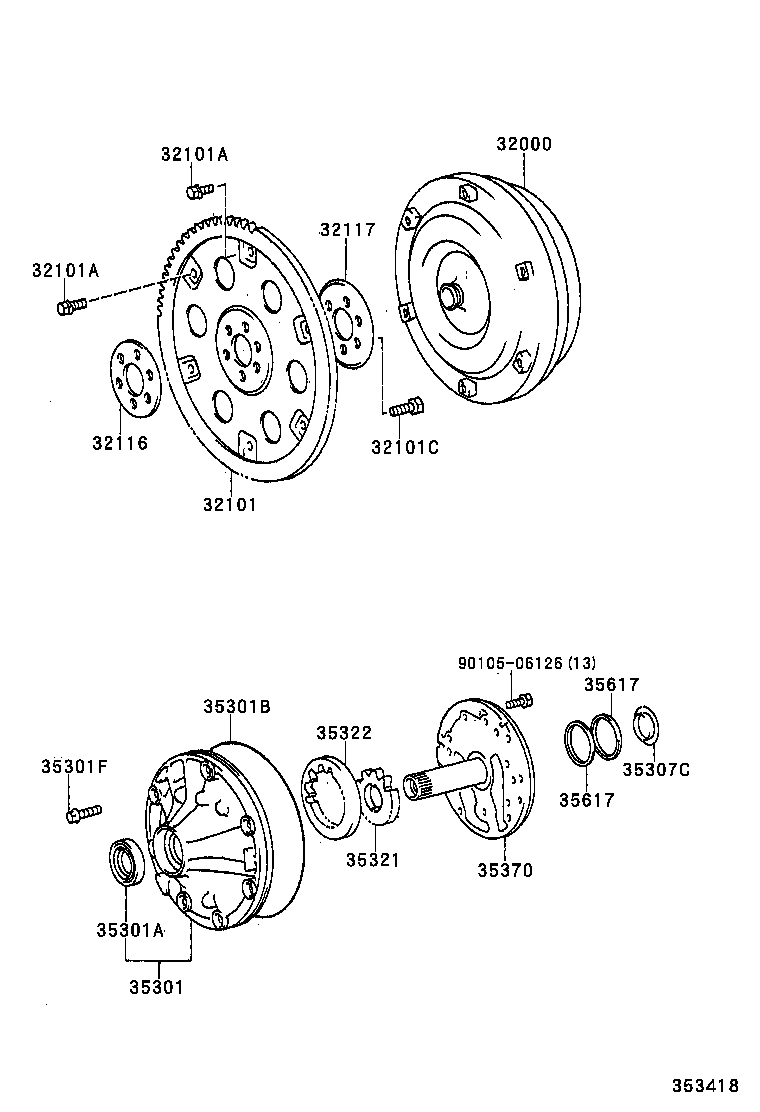 32000-35170 CONVERTER ASSY, TORQUE product image
