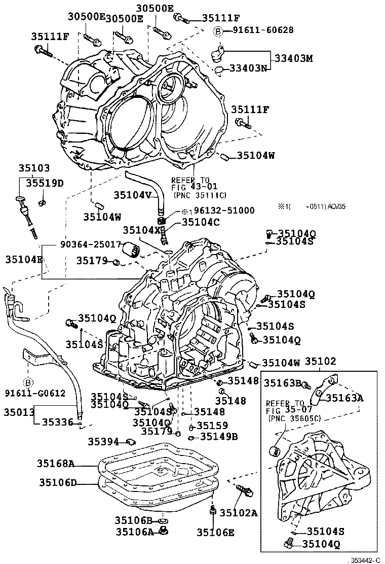35103-33230 GAGE SUB-ASSY, TRANSMISSION OIL LEVEL product image
