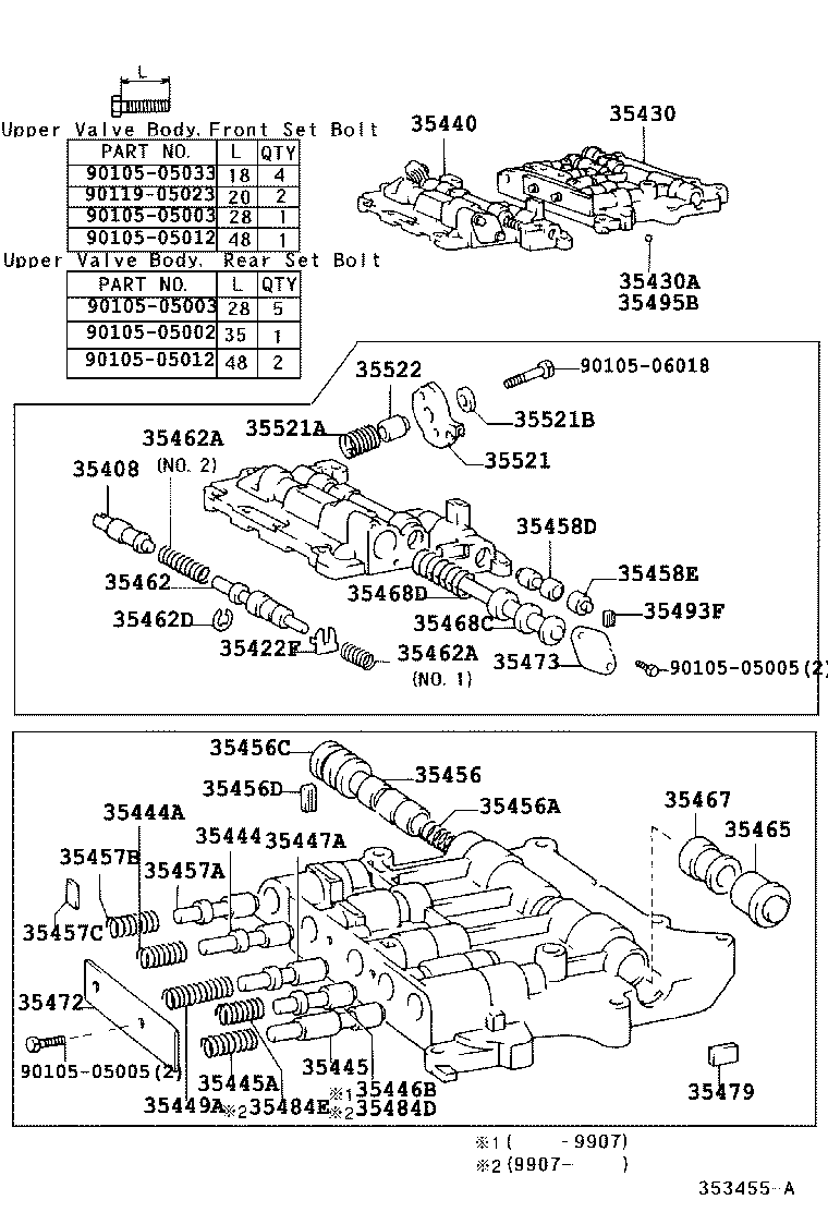 35432-26050 PLATE, VALVE BODY, NO.1 product image