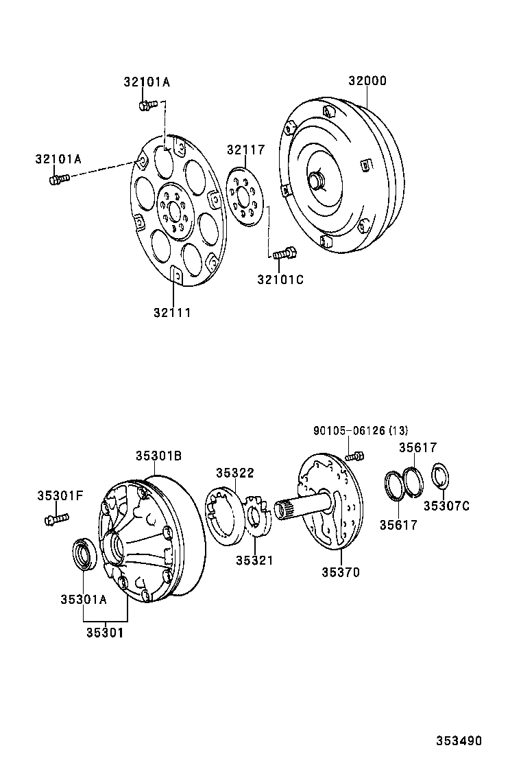 32000-26070 CONVERTER ASSY, TORQUE product image