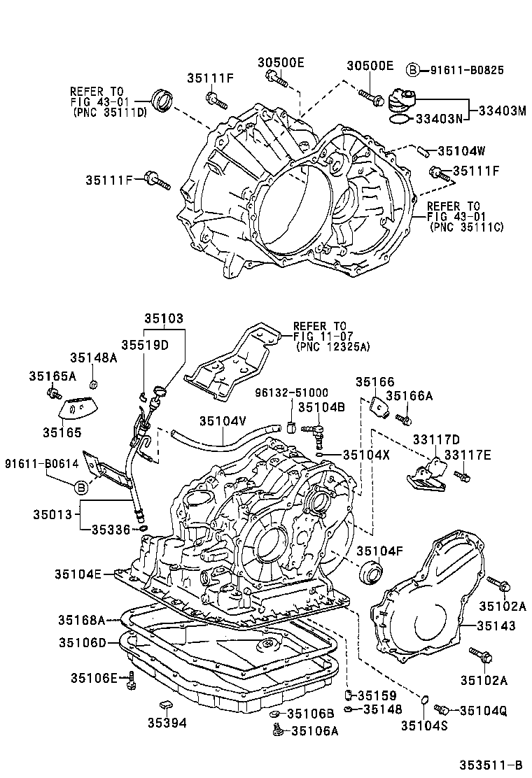 35104-12270 CASE SUB-ASSY, AUTOMATIC TRANSAXLE product image