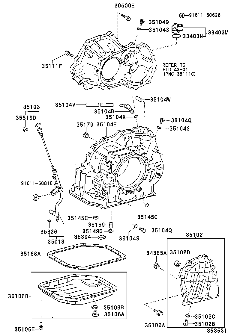 35145-21010 GASKET, TRANSAXLE CASE product image