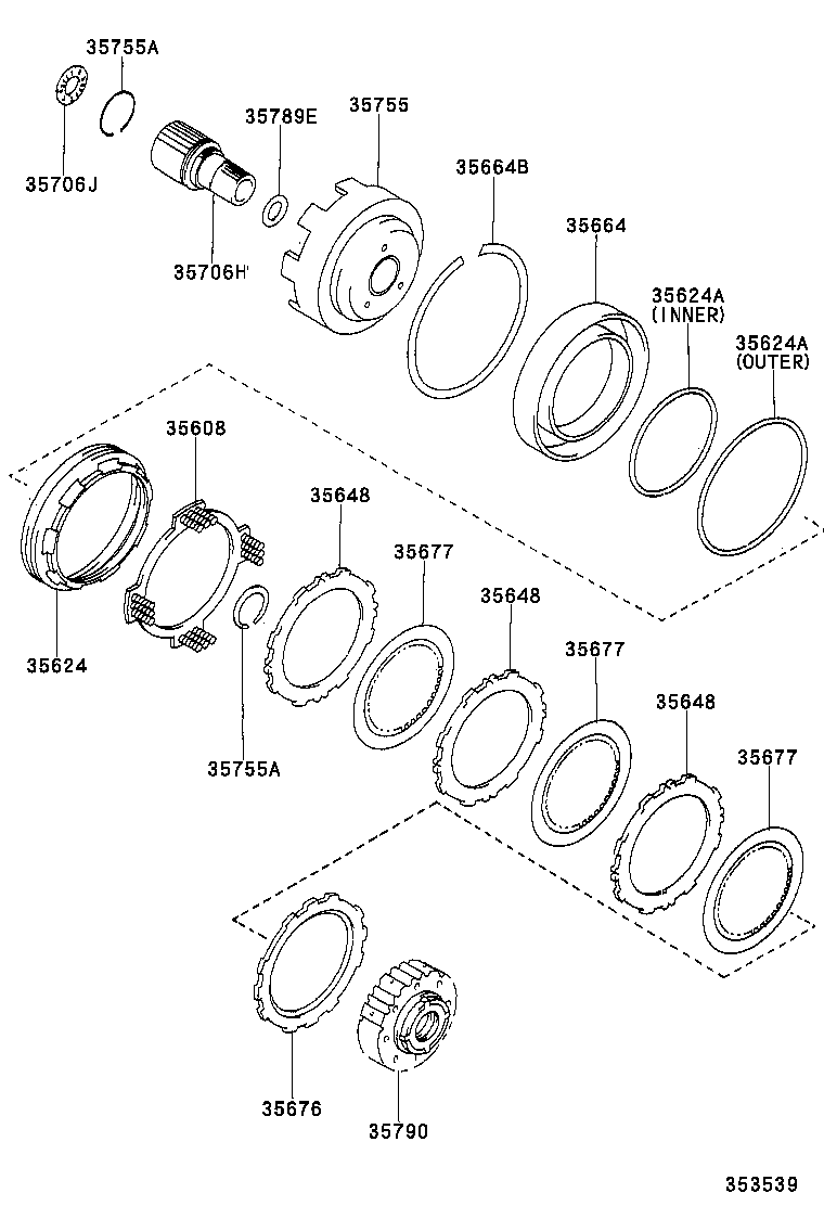 35664-12010 CYLINDER, 2ND BRAKE product image