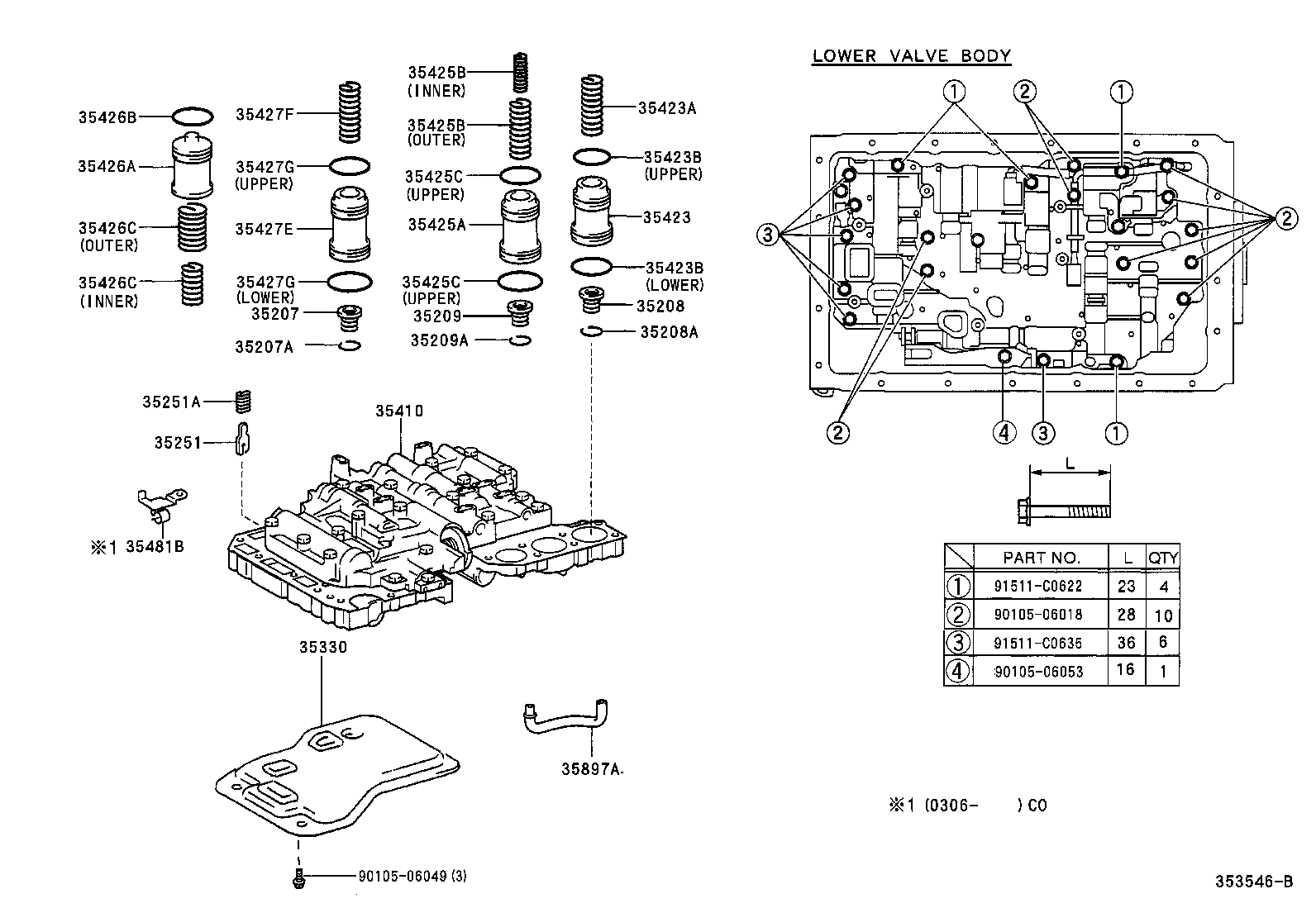 35432-35240 PLATE, VALVE BODY, NO.1 product image