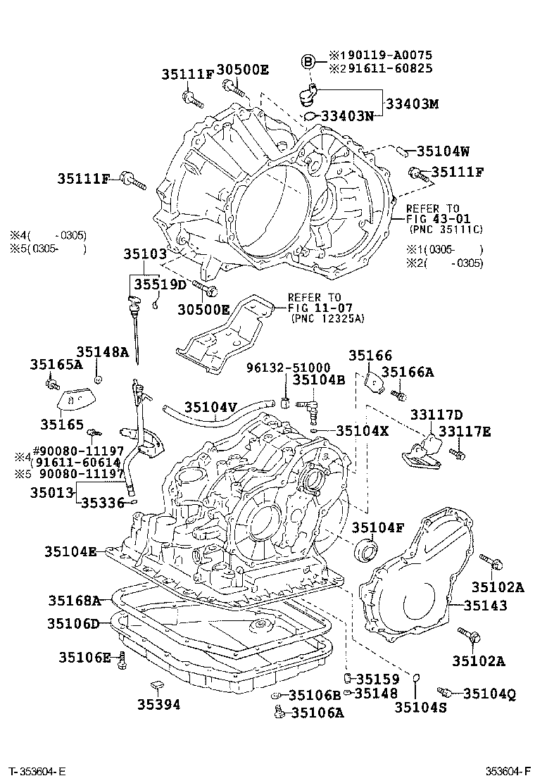 Toyota 35013-12490 TUBE SUB-ASSY, TRANSMISSION OIL FILLER