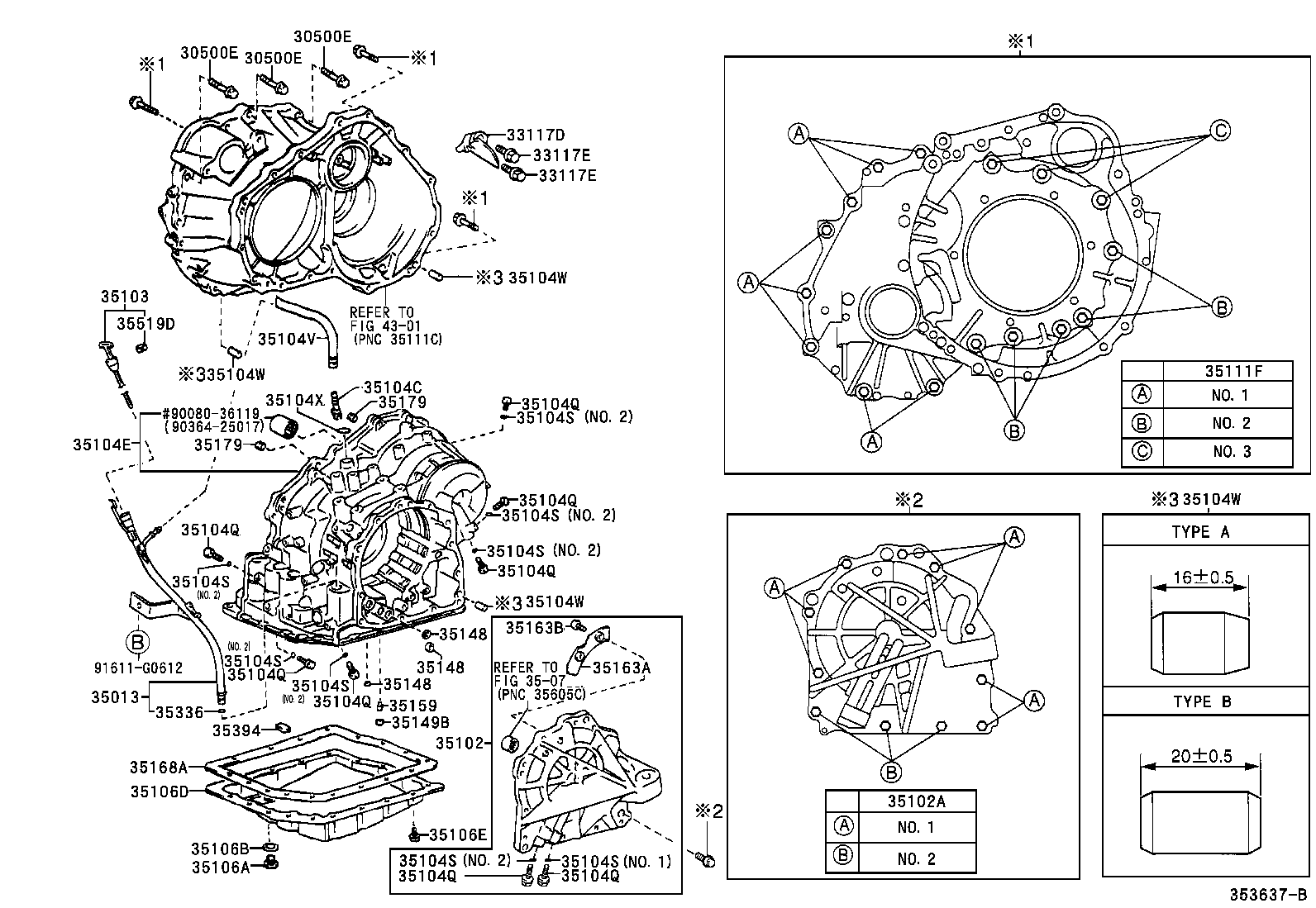 Toyota 35103-33260 GAGE SUB-ASSY, TRANSMISSION OIL LEVEL