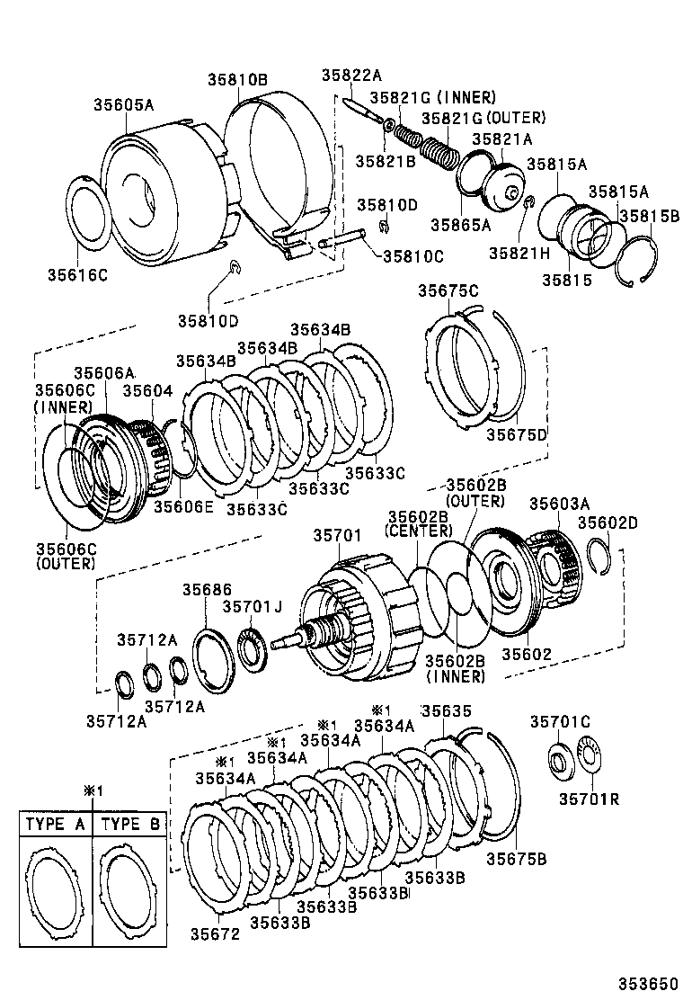 35675-22110 FLANGE, REAR CLUTCH product image