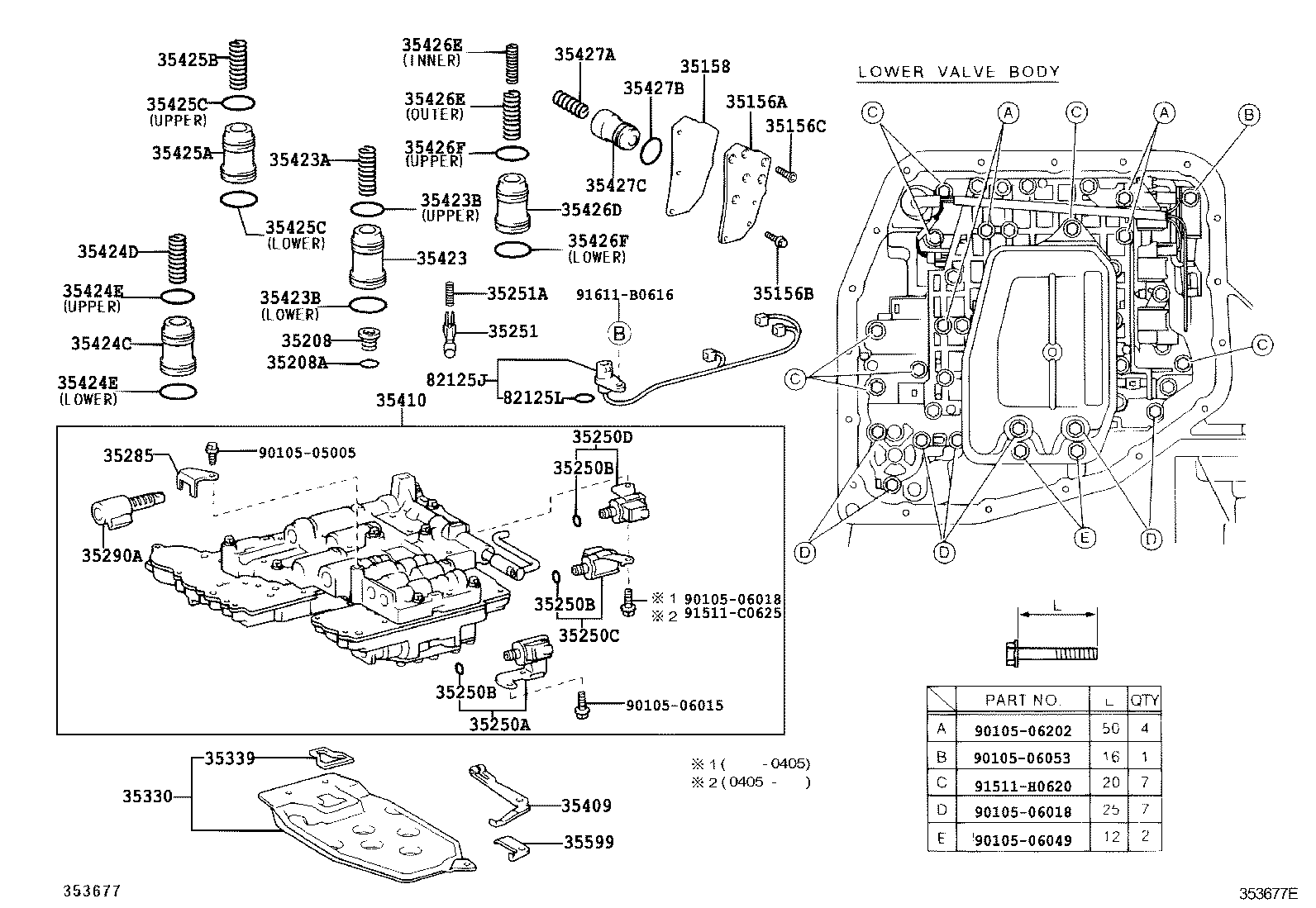 35409-12060 SPRING SUB-ASSY, MANUAL DETENT product image