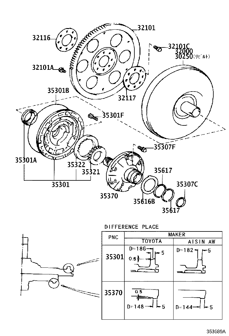 32000-32110 CONVERTER ASSY, TORQUE product image