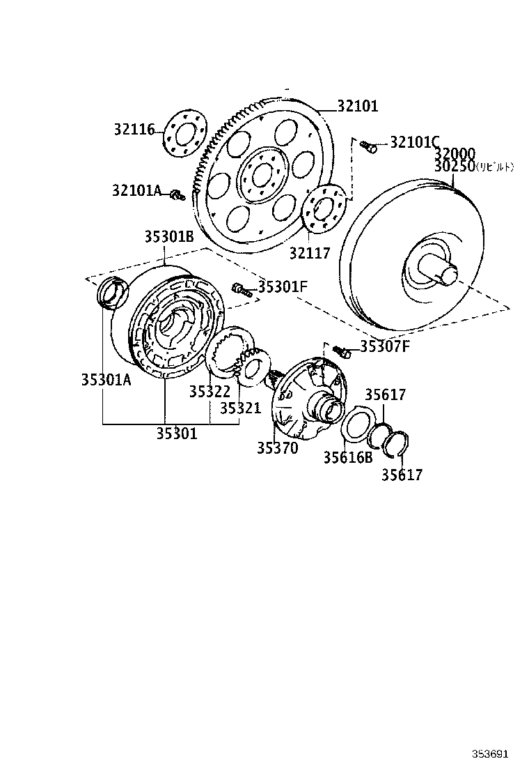 32000-33030 CONVERTER ASSY, TORQUE product image