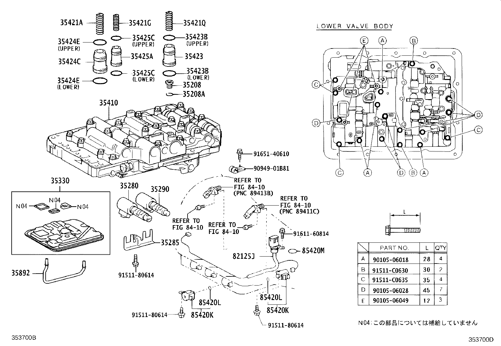 35410-3A040 BODY ASSY, TRANSMISSION VALVE product image