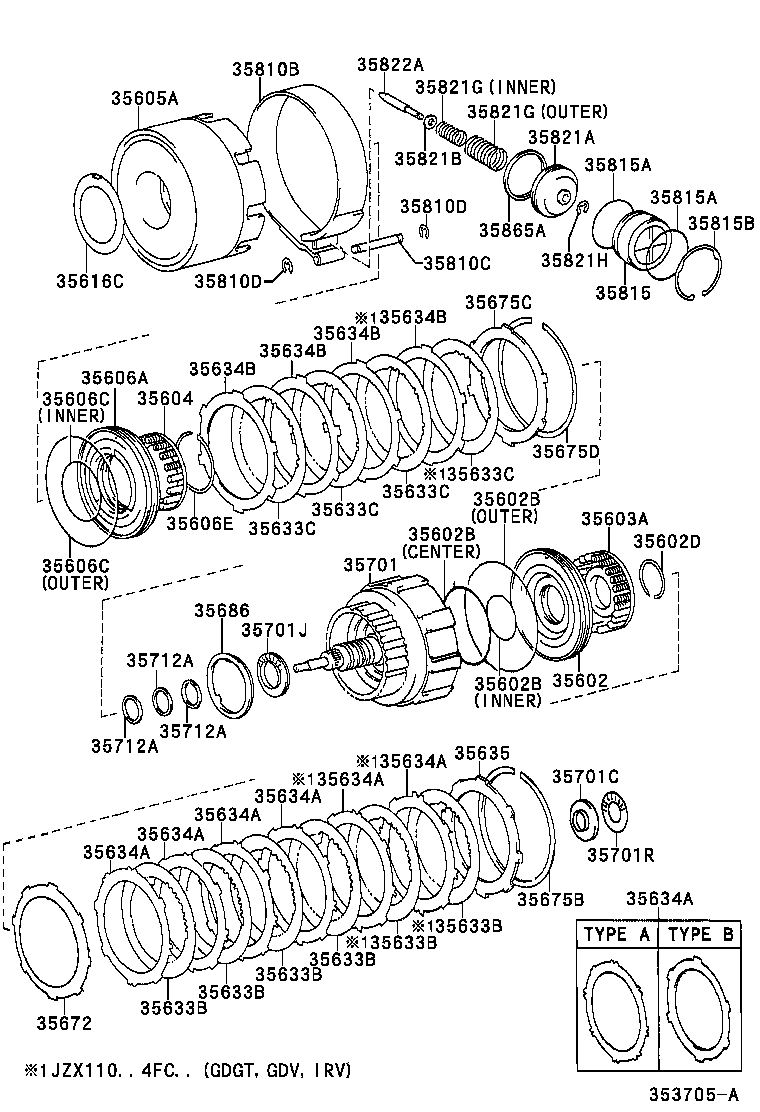 35065-22040 DRUM SUB-ASSY, REAR CLUTCH & FRONT SUN GEAR product image
